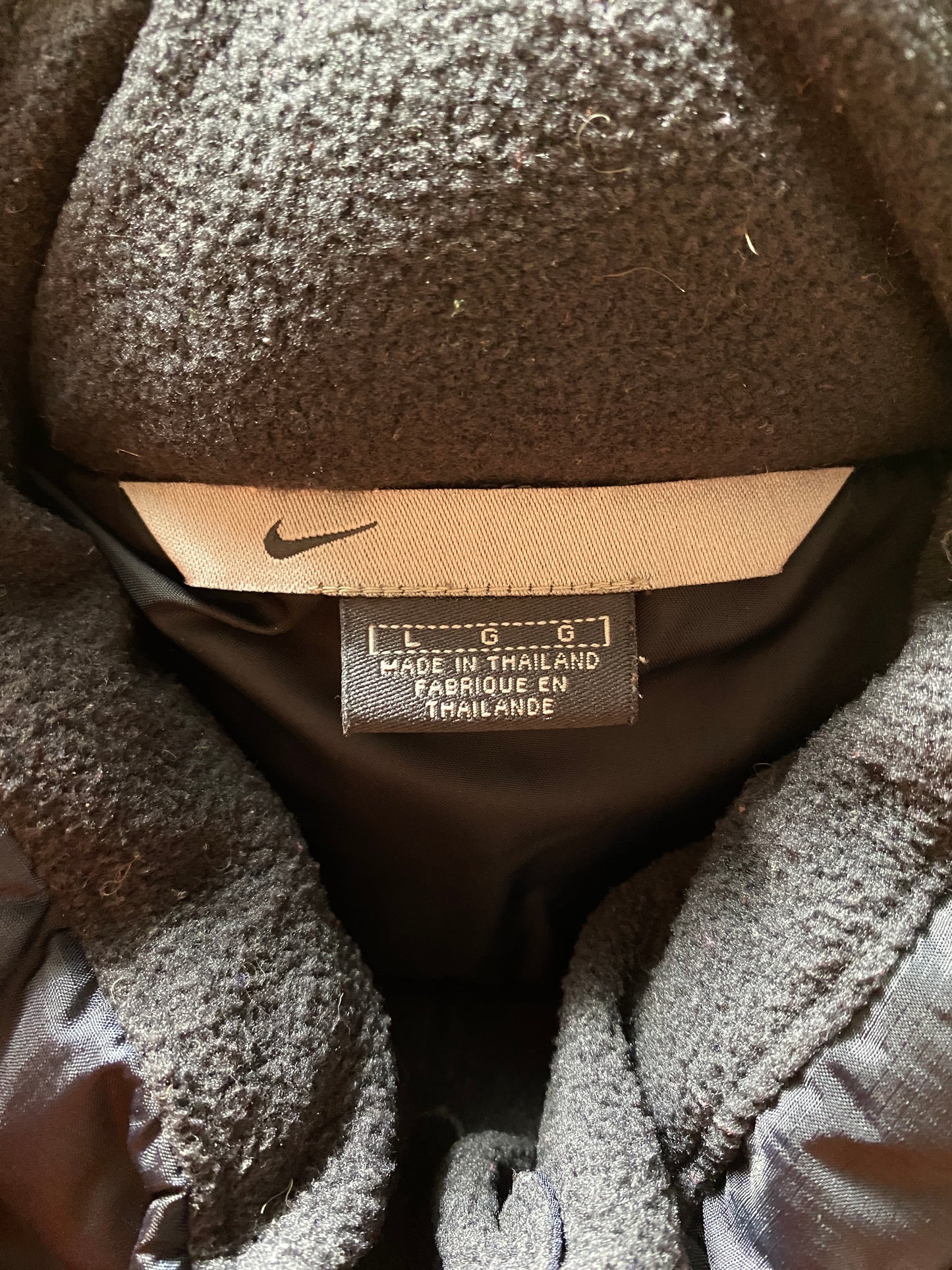 00' NIKE Size L Vintage Nylon padded Zip-Up Jacket / F6423N