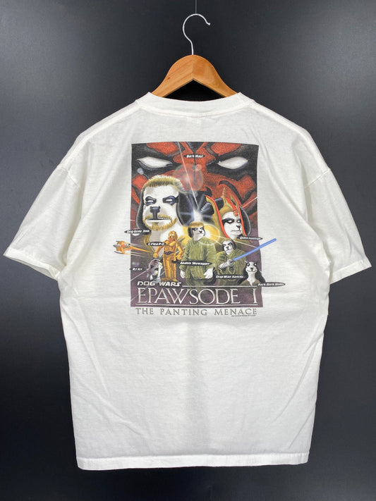 1999 BIG DOG x EPAWSODE I Size No Tag(Approx. L) Vintage T-Shirt / F887T