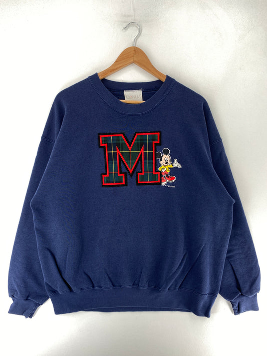 90's DISNEY MICKEY Size XL Vintage Sweat-shirt / F3151S
