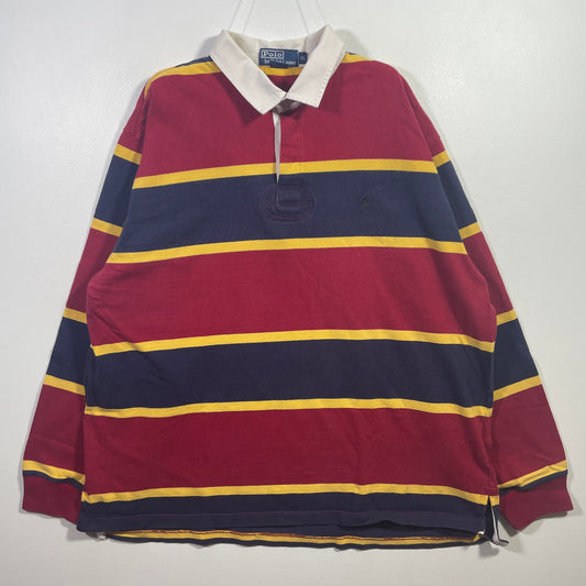 (XL) 90’s POLO RALPH LAUREN Vintage Rugby-Shirt / A0889R