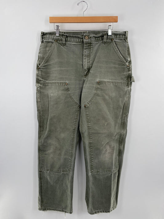Vintage CARHARTT Double Knee Size W36xL28 Duck Pant / G3681P