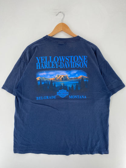 2000 HARLEY DAVIDSON Size XL Vintage T-Shirt / F3181T