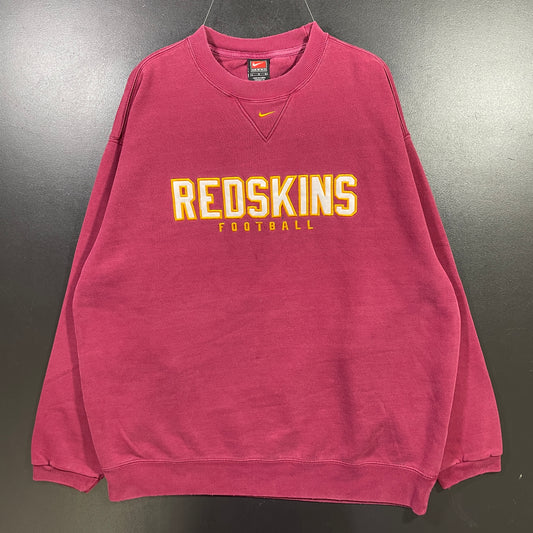 (L) 00' NIKE x WASHIGTON REDSKINS Vintage NFL Sweatshirt / A1005S