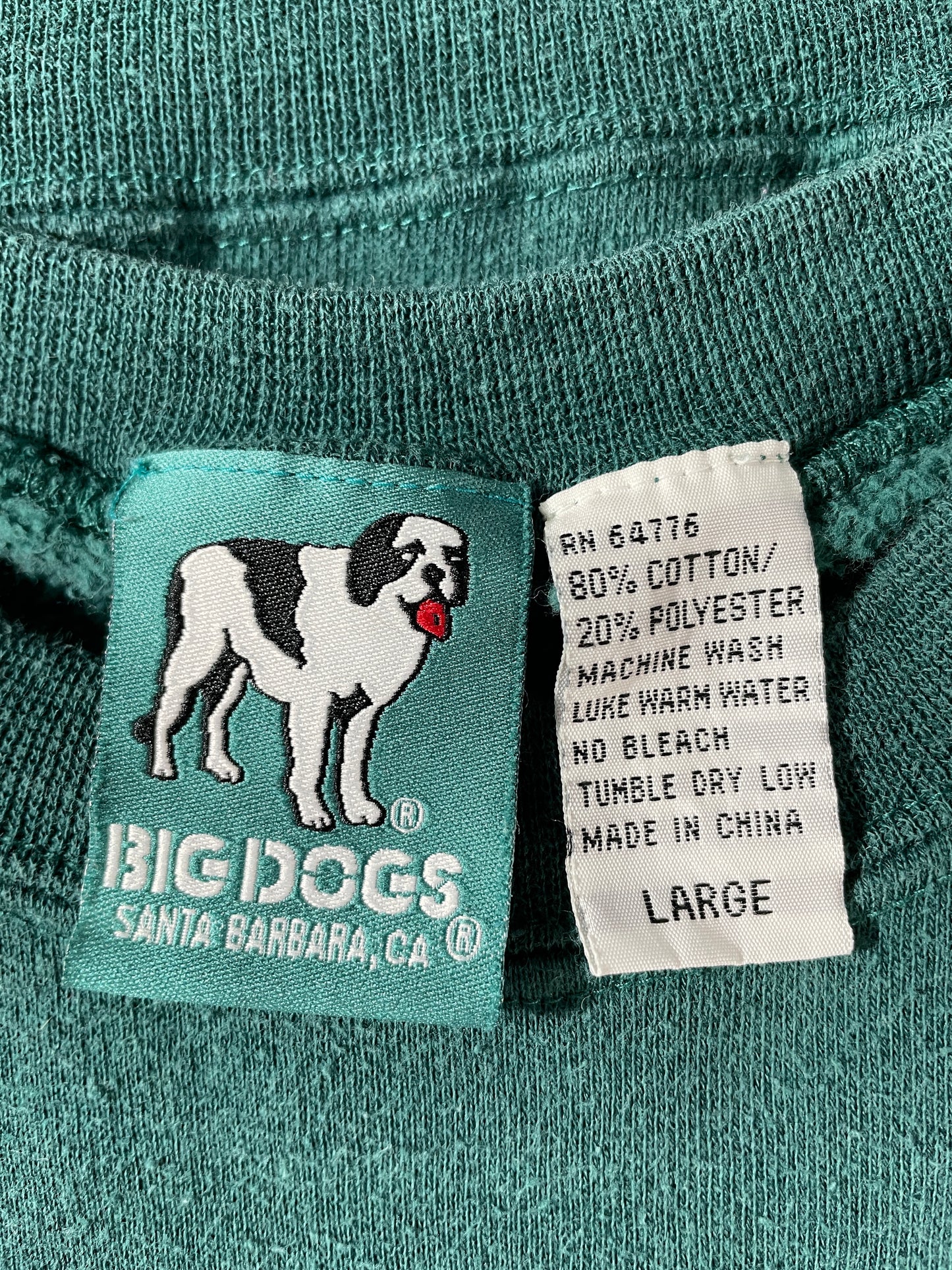Vintage BIG DOGS Size L Animal Sweat-Shirt / F2855S