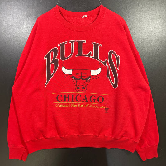 (Approx.L) 90’s CHICAGO BULLS Vintage NBA Sweatshirt / A0992S
