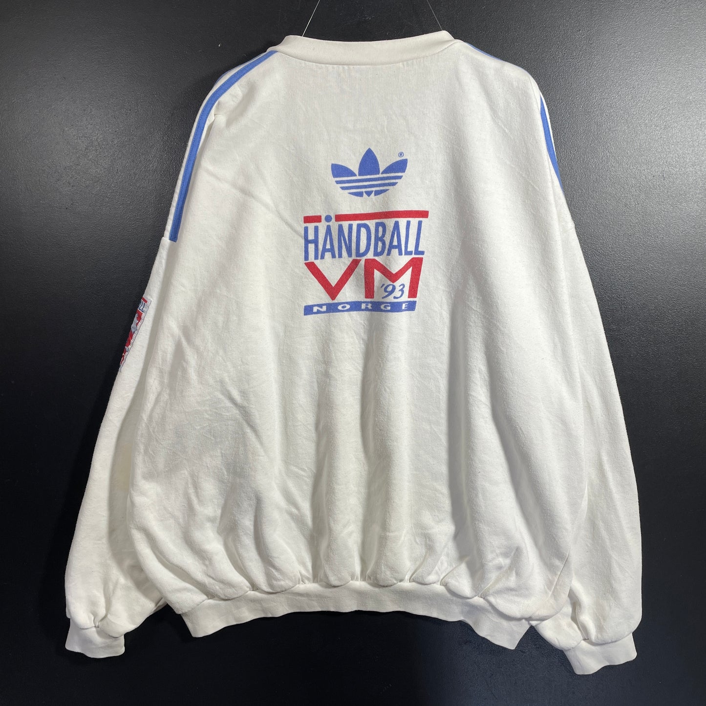 (XL) 1993 ADIDAS HANDBALL VM NORGE Vintage Sweatshirt / A1186S