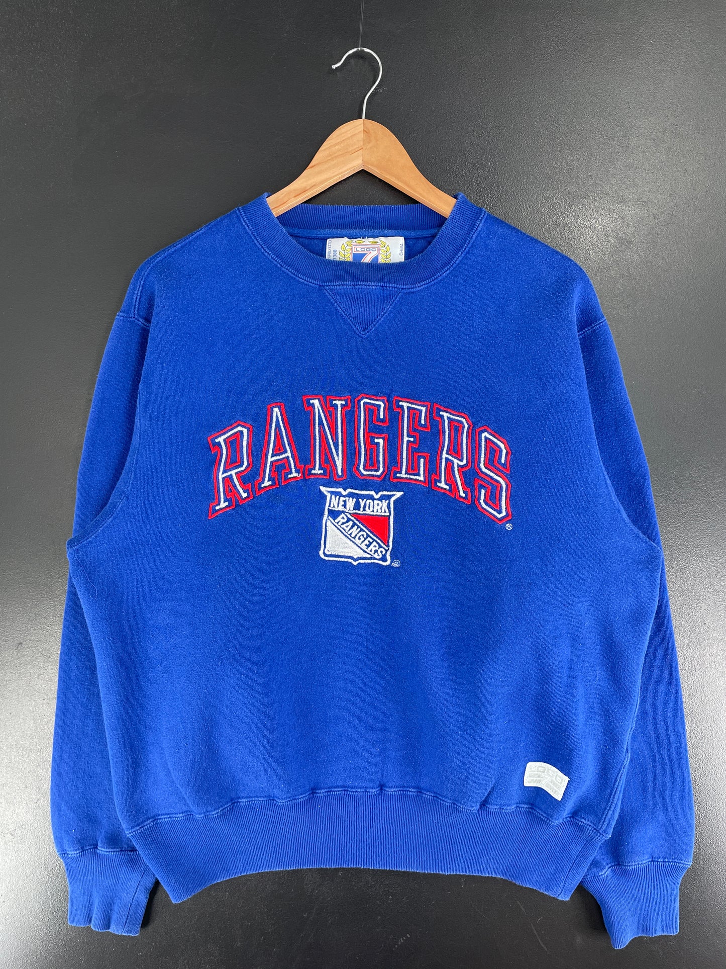 90’s NEW YORK RANGERS Size M Vintage NHL Sweat-Shirt / F5351S