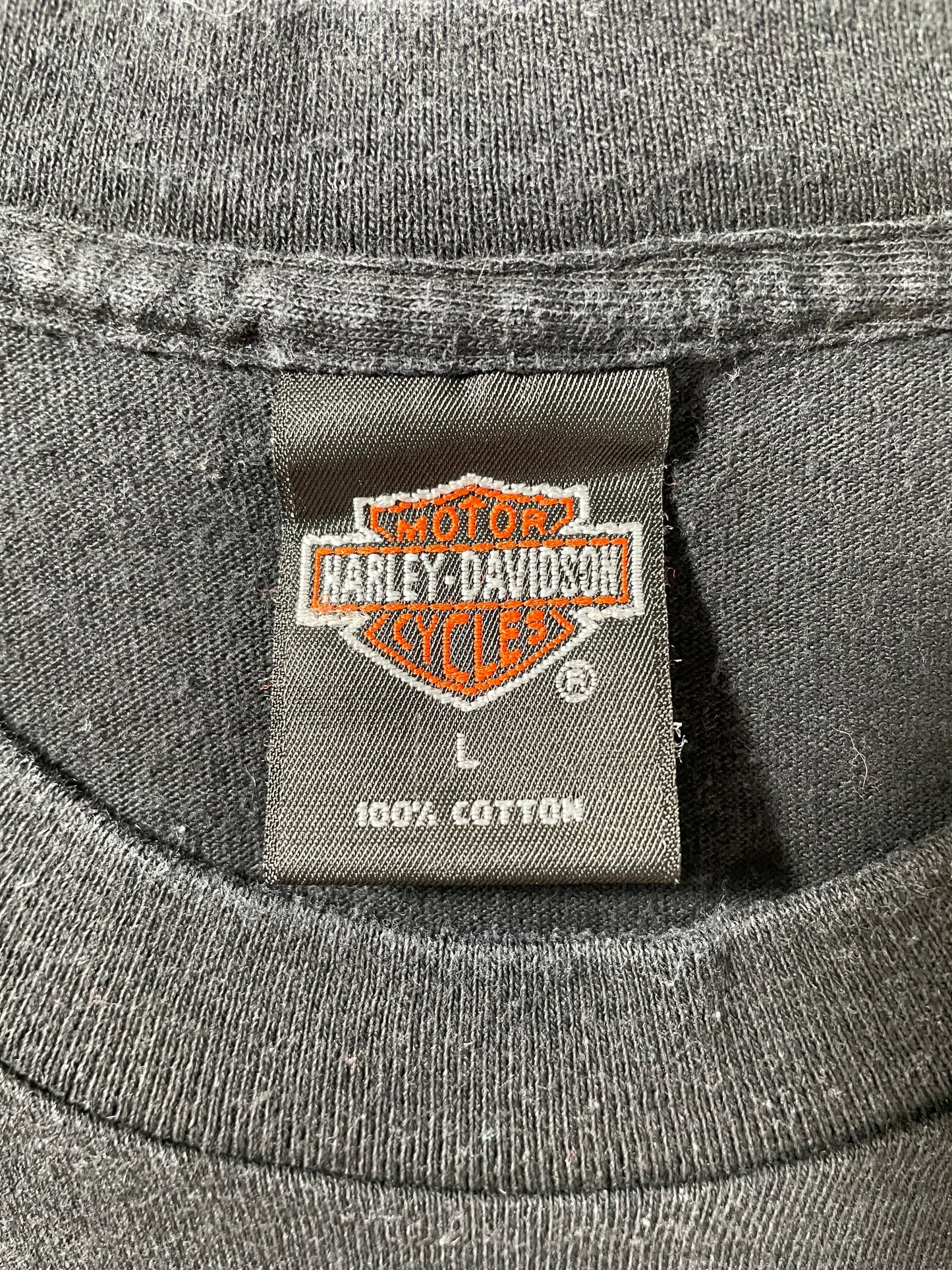 1996 HARLEY DAVIDSON Made in USA Size L Vintage T-shirt / F2865T