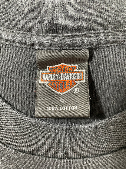 1996 HARLEY DAVIDSON Made in USA Size L Vintage T-shirt / F2865T