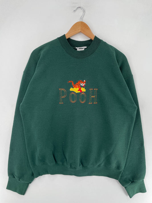 Vintage DISNEY POOH Size L Sweat-Shirt / F3772S