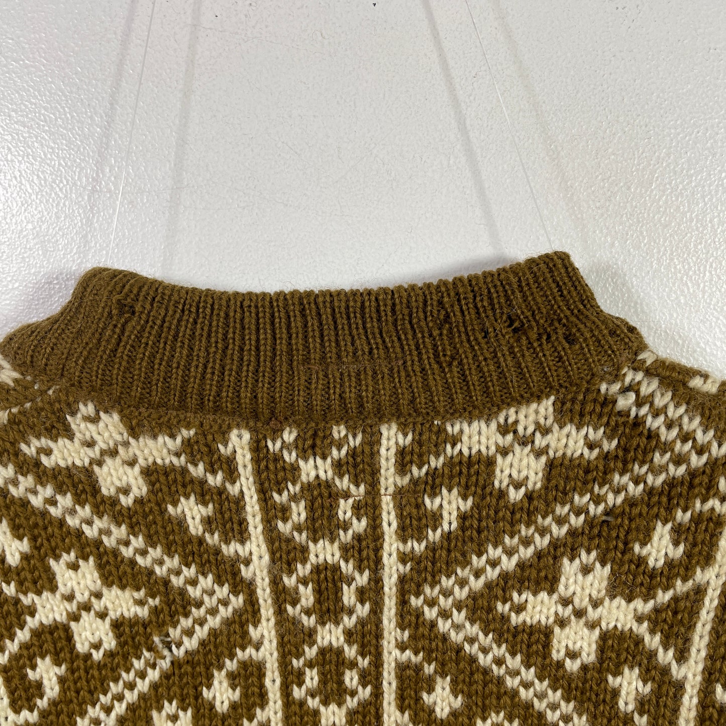 (M) Vintage NORVYK Wool Knit Sweater / A1060K