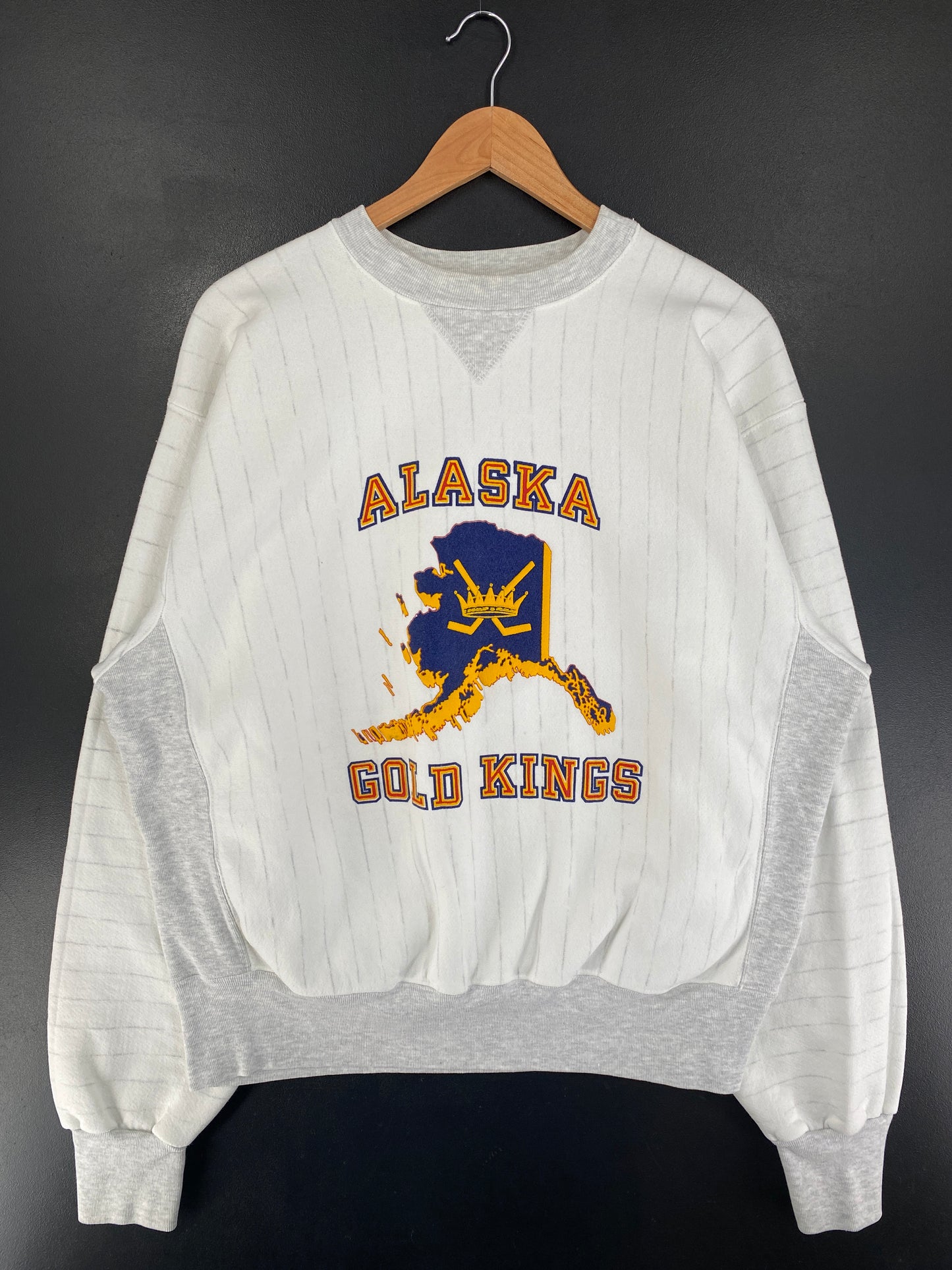 90's ALASKA GOLD KINGS Made in USA Size L Vintage Sweat-shirt / G1316S