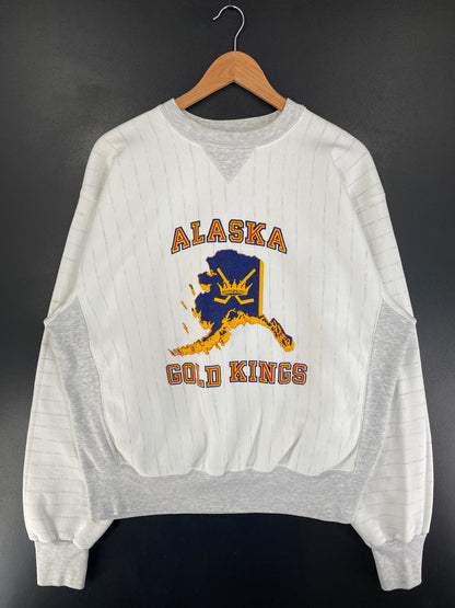 90's ALASKA GOLD KINGS Made in USA Size L Vintage Sweat-shirt / G1316S