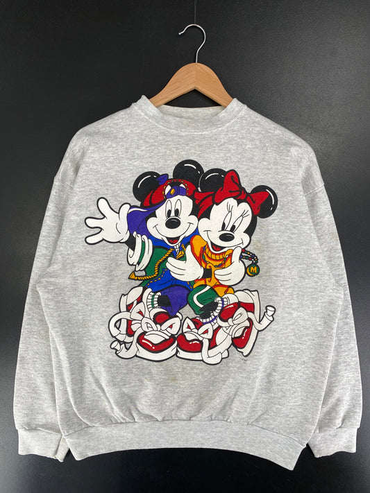 Vintage DISNEY MICKEY MINNIE Size XL Sweat-shirt / G3787S