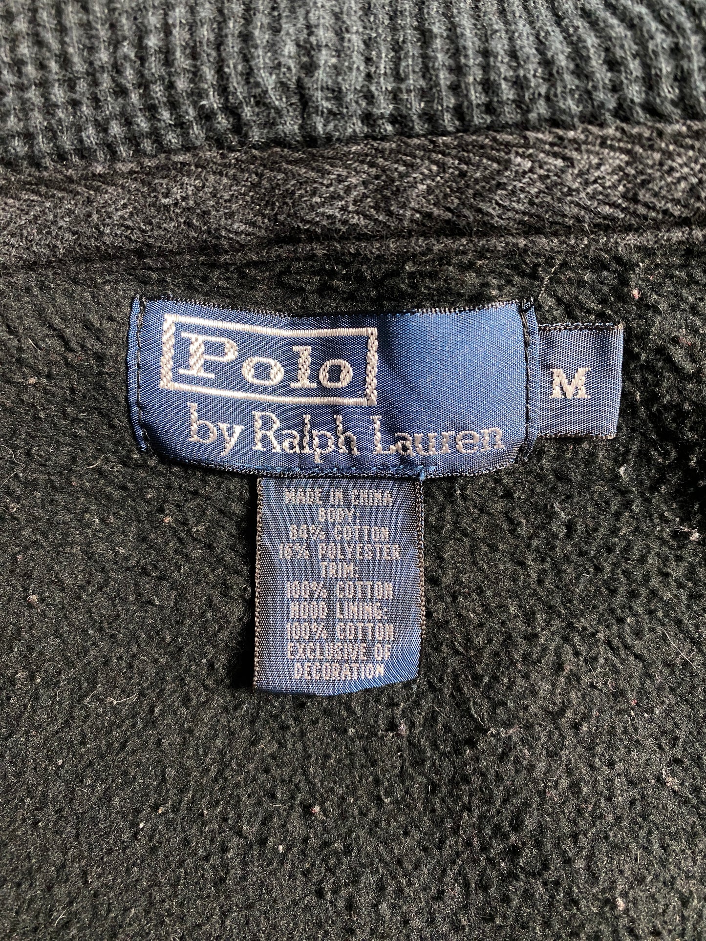 90's POLO RALPH LAUREN Size M Vintage Full Zip Sweat-Shirt / G654S