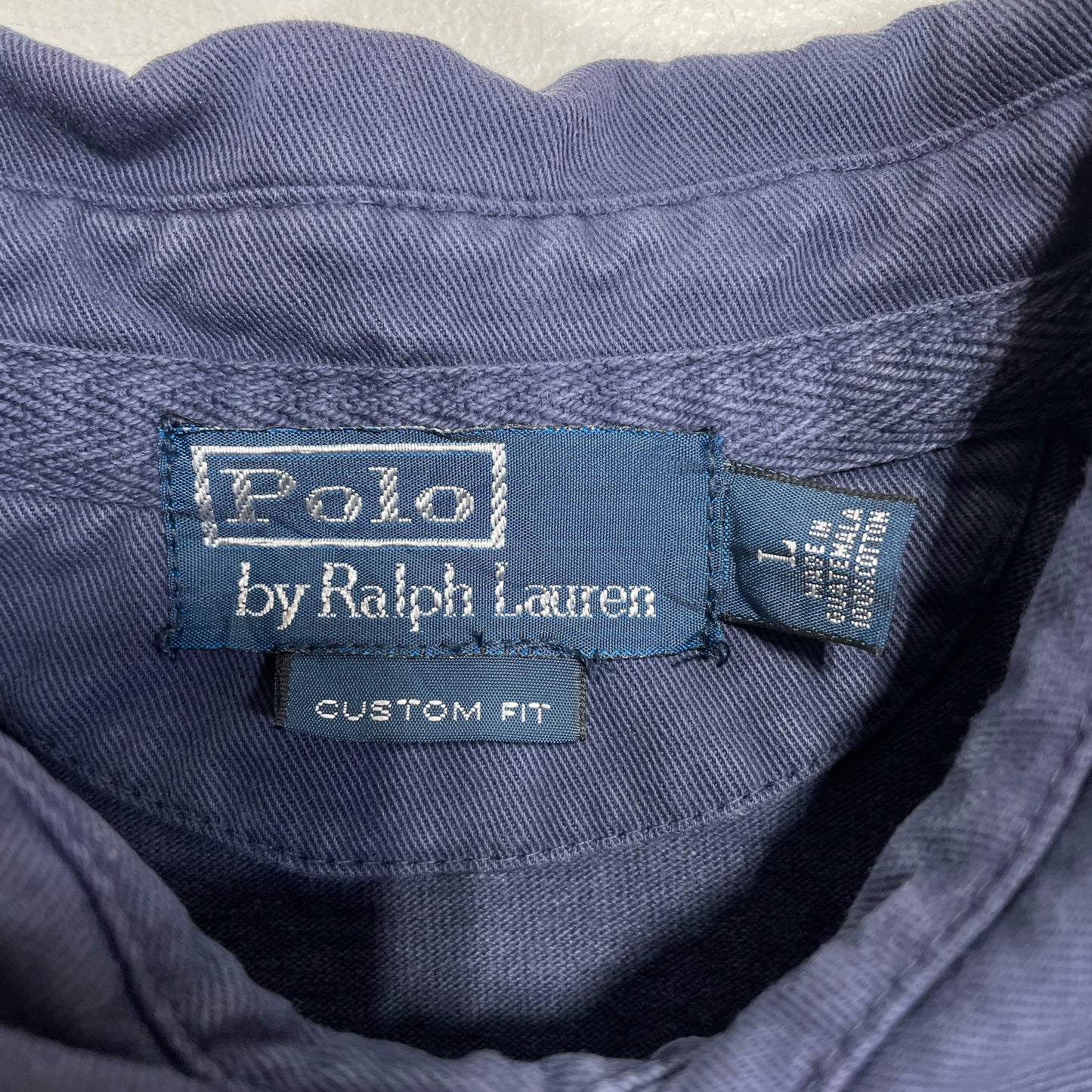 (L) 90’s POLO RALPH LAUREN Vintage Rugby-Shirt / A1506R