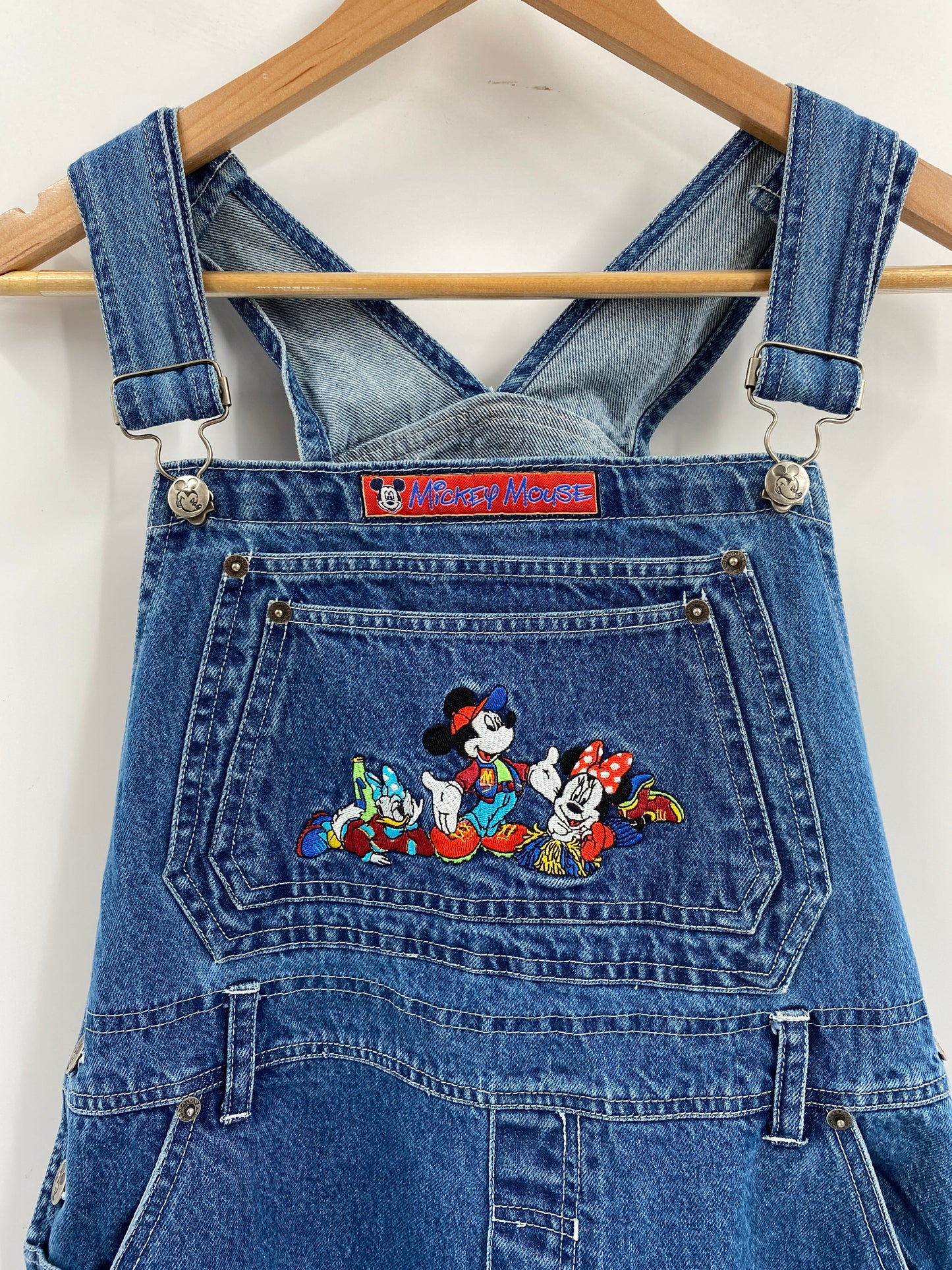 Vintage DISNEY MICKEY Size M Denim Overall / G3205P