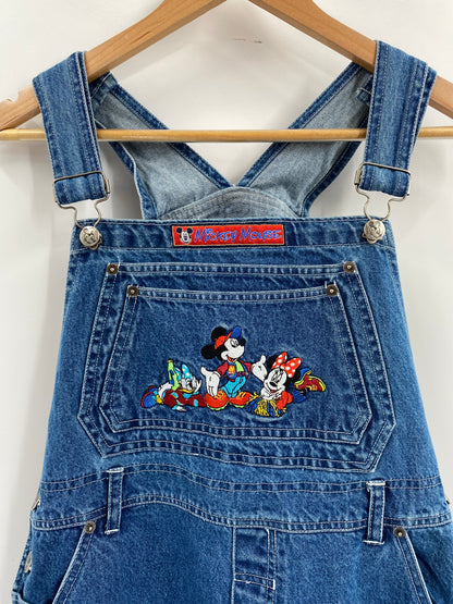 Vintage DISNEY MICKEY Size M Denim Overall / G3205P