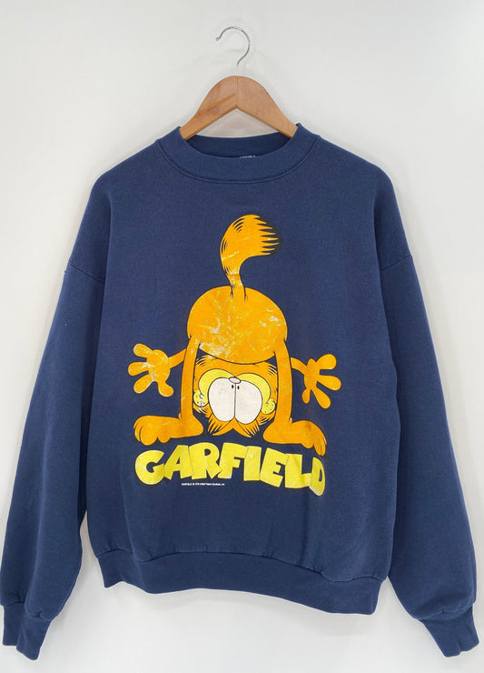 80’s GARFIELD Made in USA Size XL Vintage Sweat-shirt / F6341S