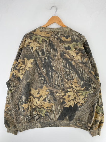 90's CAMO Made in USA Size XXXL Sweat-Shirt / F9700S