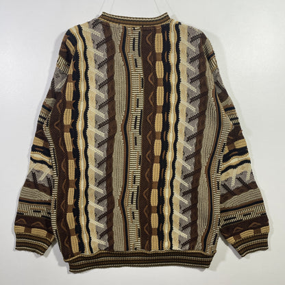 (L) Vintage 3D Coogi-Style Knitwear / A0874K