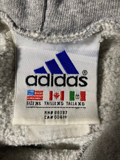 .90’s ADIDAS Size XL Vintage Hoodie Sweat-Shirt / E8008S