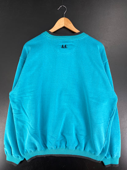 90’s CHARLOTTE HORNETS Size XL College Sweat-shirt / F4081S