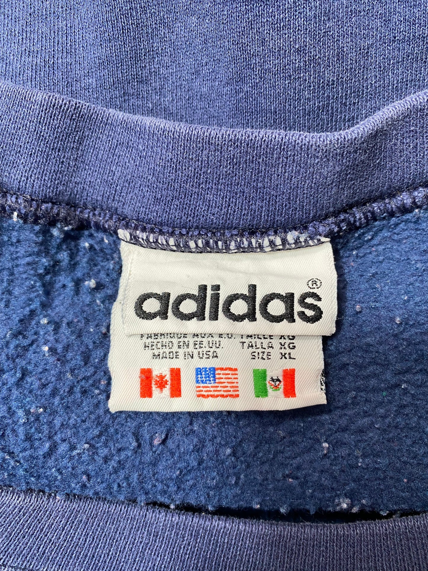90’s ADIDAS Made in USA Size XL Vintage Sweat-Shirt / F3263S