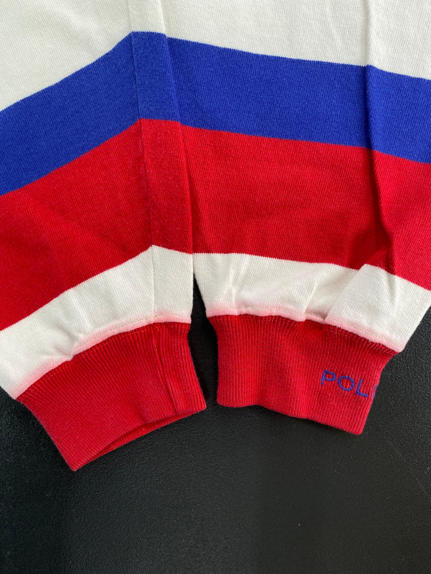 90's POLO RALPH LAUREN Made in USA Size XL Vintage Rugby shirt / G4009R