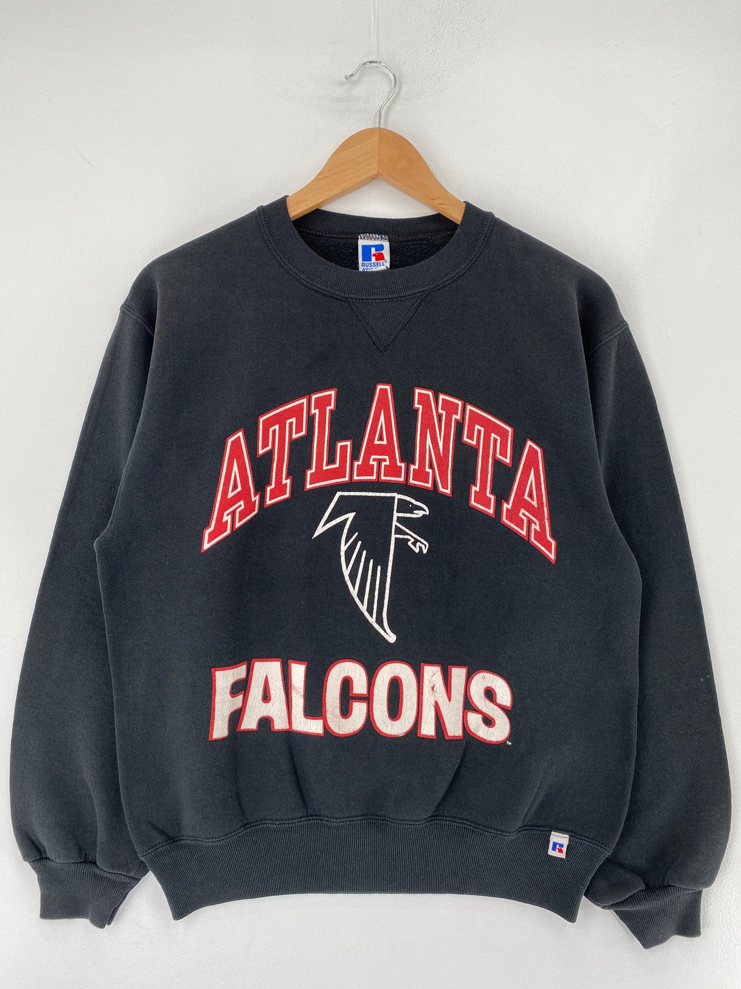 90's RUSSELL ATLANTA FALCONS Made in USA Size M NFL College Sweat-Shirt / F1160S