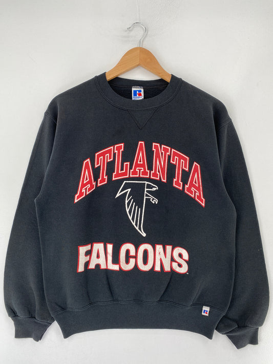 90's RUSSELL ATLANTA FALCONS Made in USA Size M NFL College Sweat-Shirt / F1160S