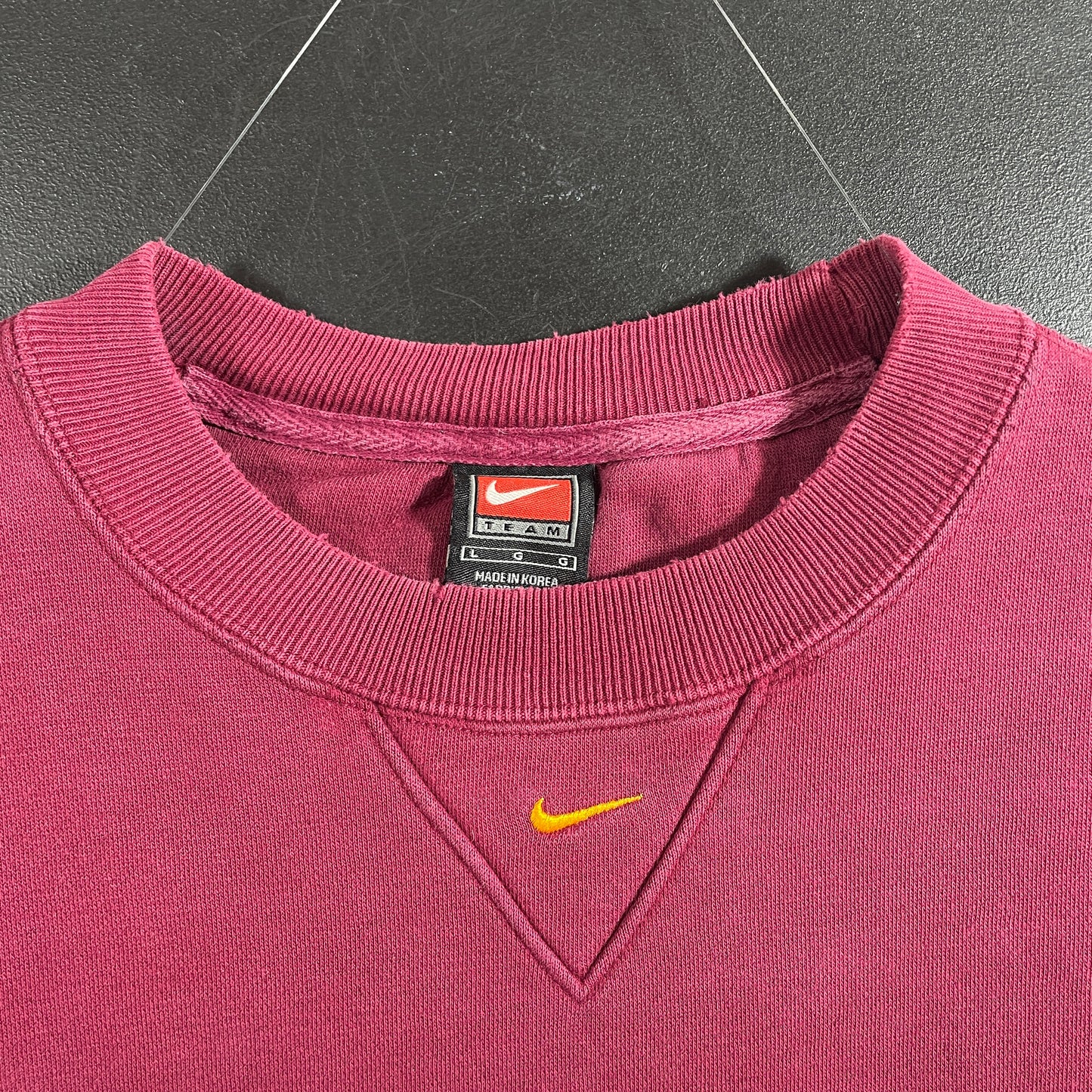 (L) 00' NIKE x WASHINGTON REDSKINS Vintage NFL Sweatshirt / A1304S