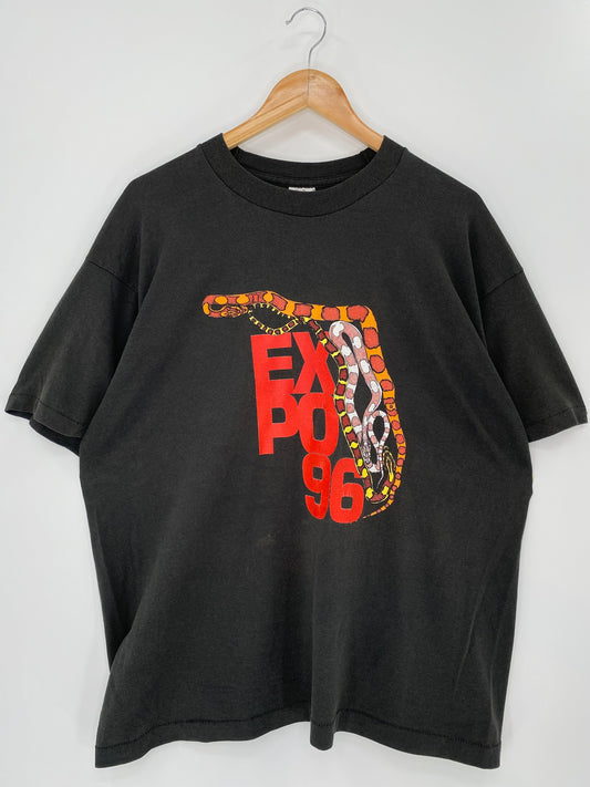 1996 NATIONAL REPTILE BREEDERS EXPO Made in USA Size XL Vintage T-Shirt / E9694T