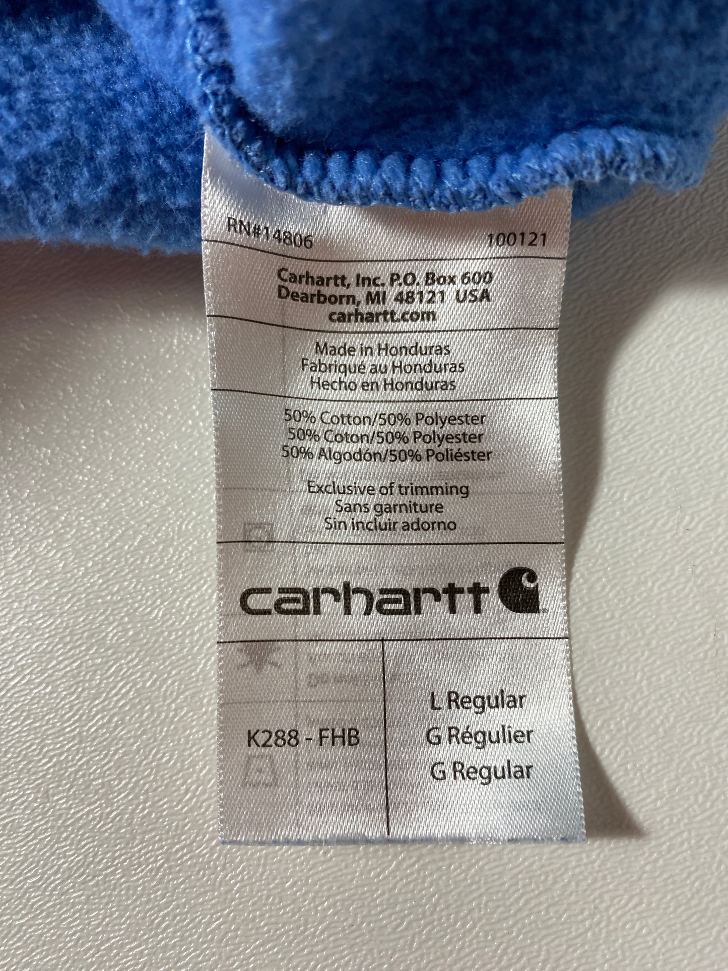 Vintage CARHARTT Size L Hoodie Sweat Shirt / F4064S