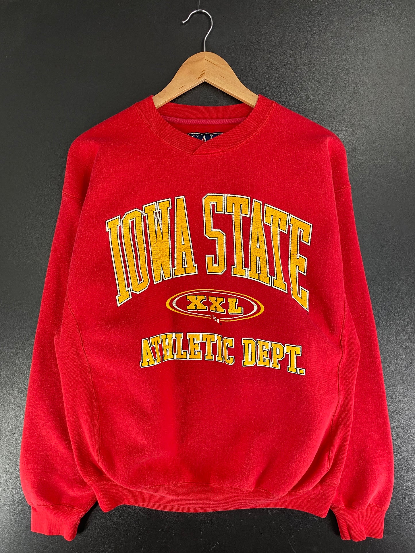 90’s IOWA STATE Size L College Sweat-shirt / G2710S