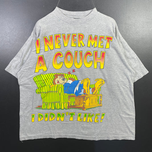 (XL) 90's I NEVER MET A COUCH I DIDN'T LIKE Vintage T-Shirts / A0808T