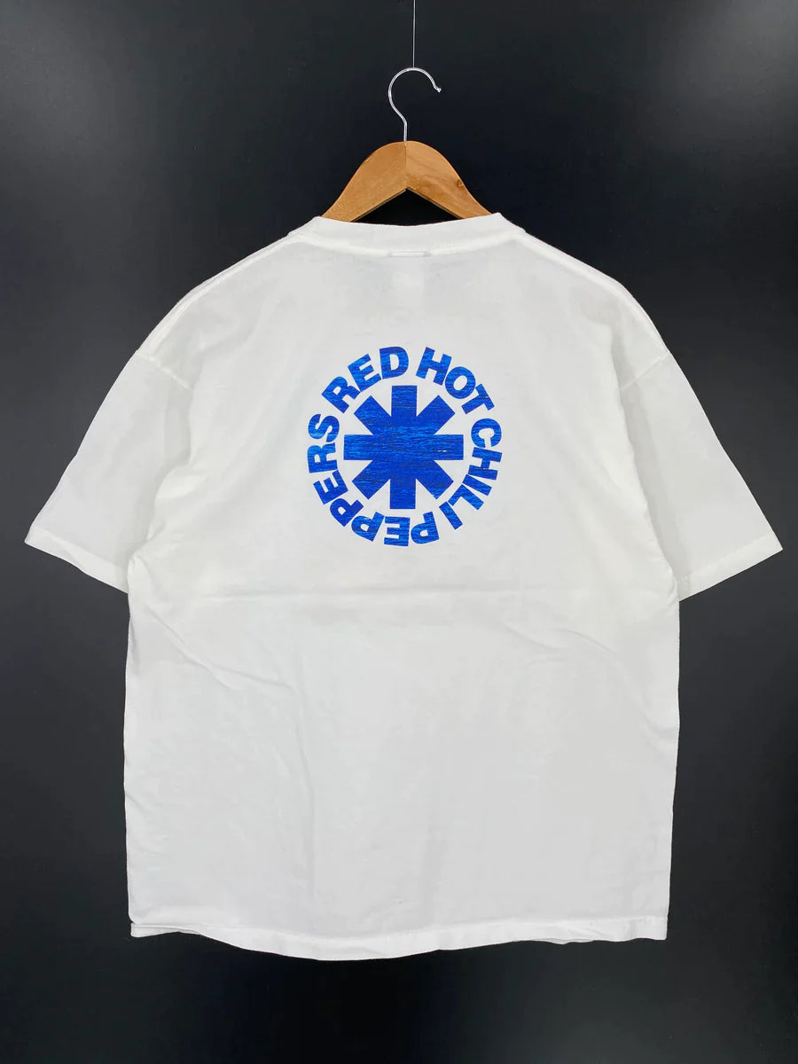1999 RED HOT CHILI PEPPERS Size XL Vintage Music T-shirts / F968T