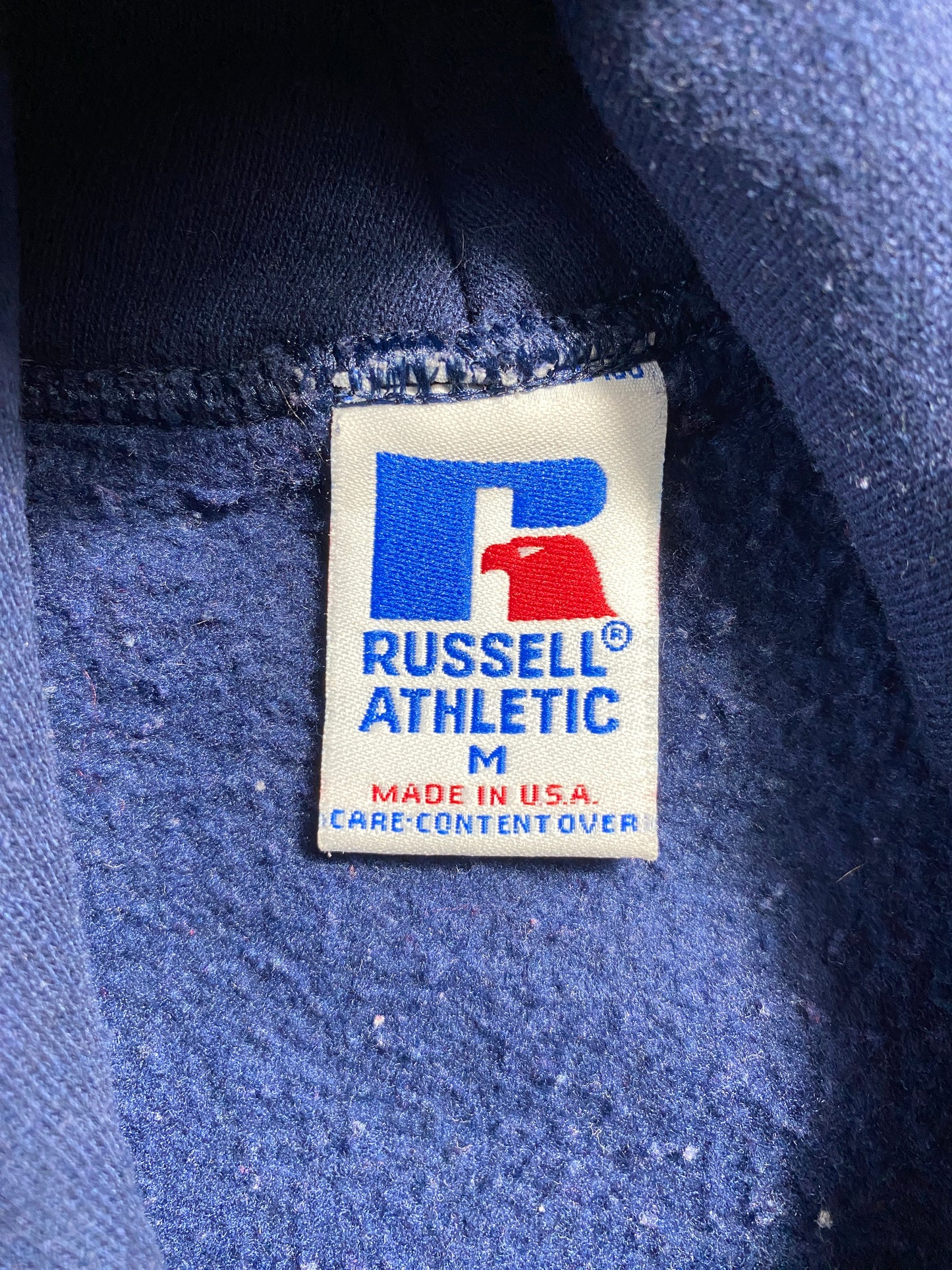 90's RUSSELL x AUBURN Made in USA Size M Vintage College Hoodie Sweat-shirt / F6706S