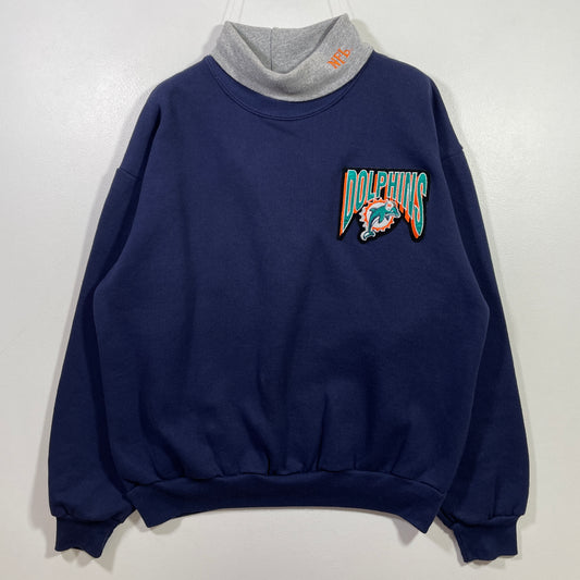 (L) 90's MIAMI DOLPHINS NFL Sweatshirt / A0997S