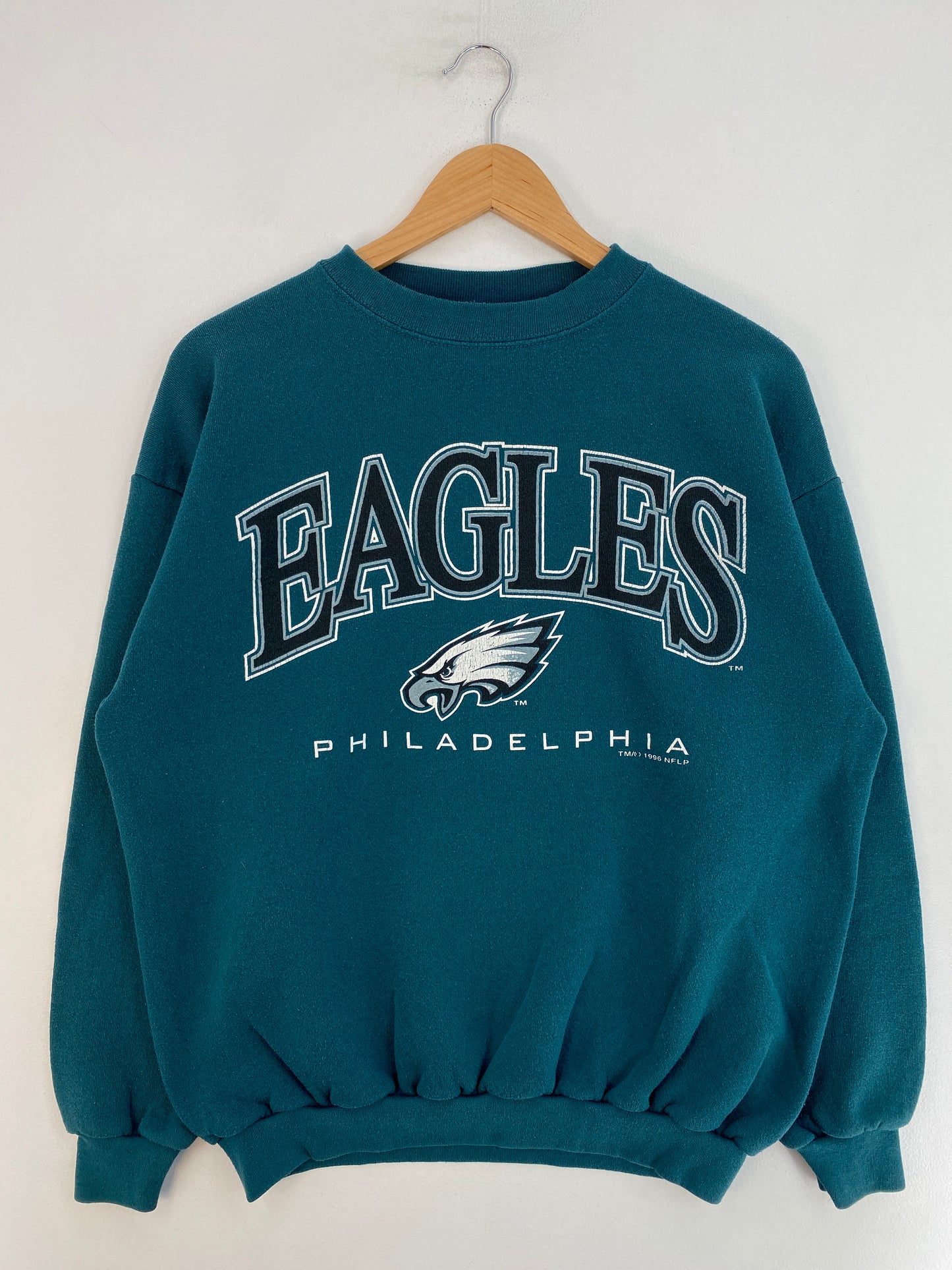 1996 PHILADELPHIA EAGLES Made in USA Size L Vintage NFL Sweat-shirt / G1452S