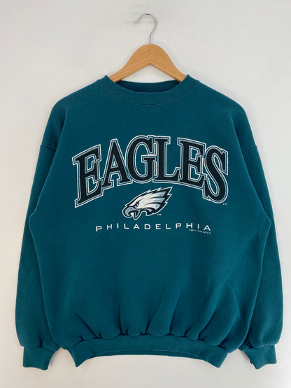 1996 PHILADELPHIA EAGLES Made in USA Size L Vintage NFL Sweat-shirt / G1452S