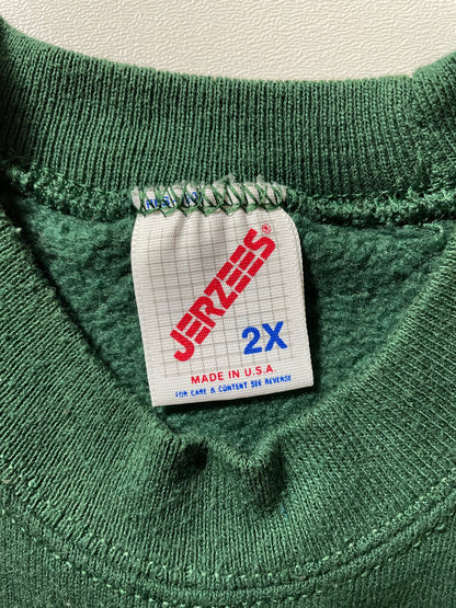 90's PLAIN GREEN Made in USA Size XXL Vintage Sweat-Shirt / G5705S