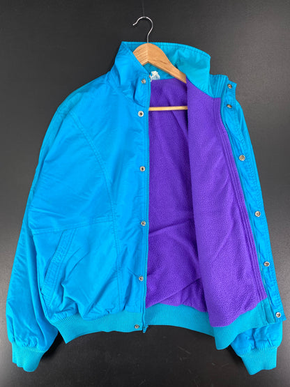 90's NIKE Silver Tag Size M Vintage Zip-up Nylon Jacket / G238N