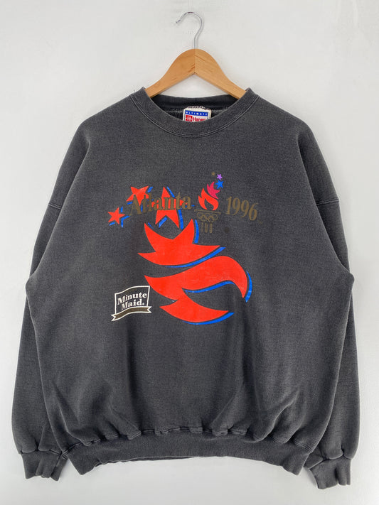 1996 ATLANTA OLYMPIC Size XL Vintage Sweat-Shirt / F6870S