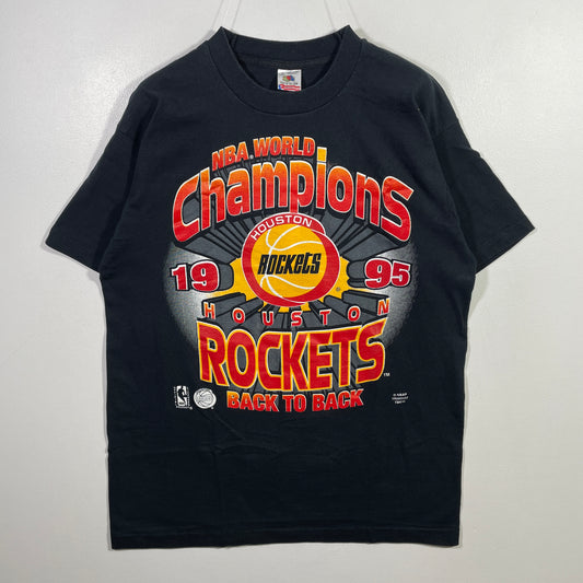 (L) 1995 HOUSTON ROCKETS Vintage NBA T-Shirt / A0851T