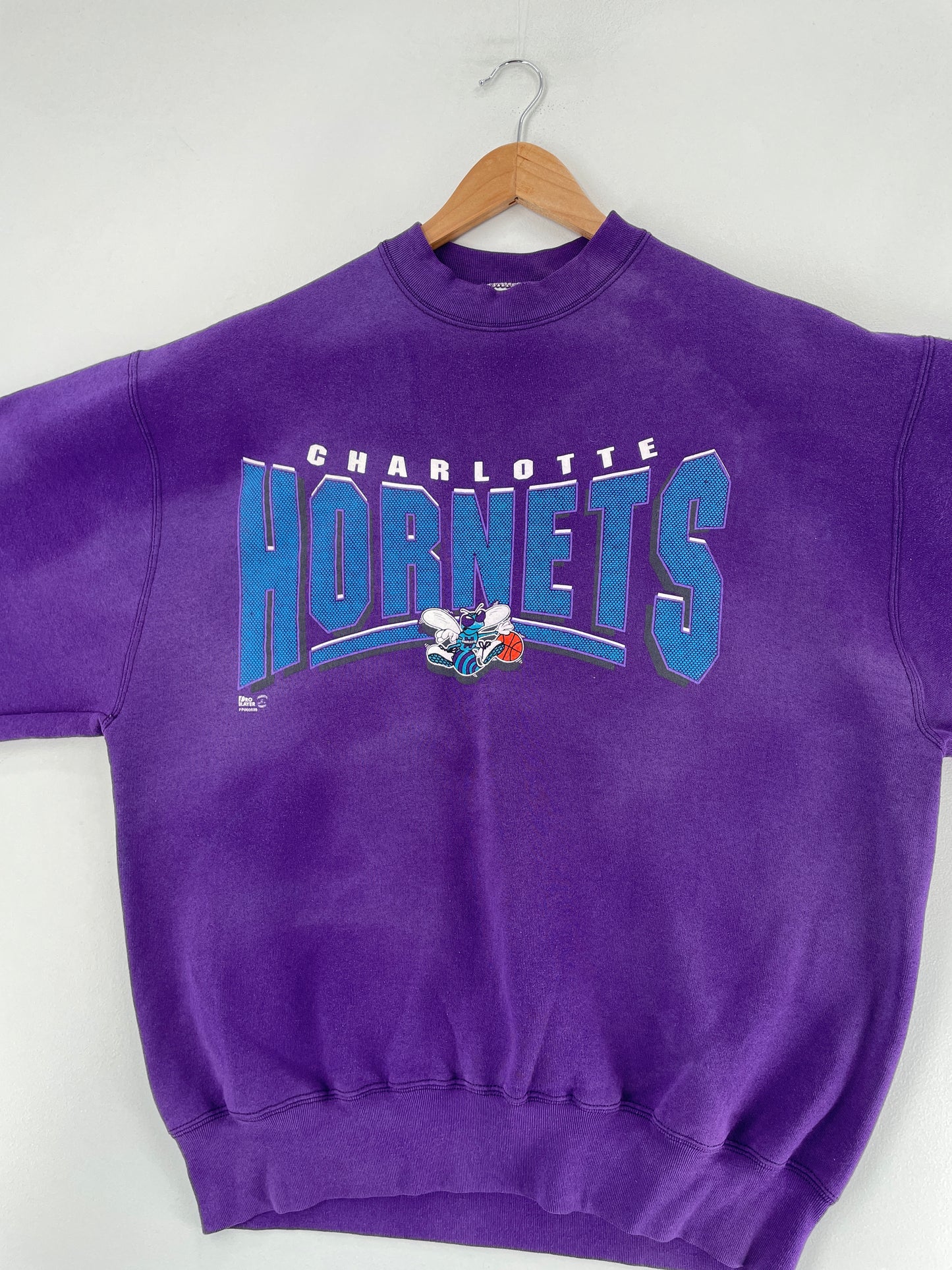 90's CHARLOTTE HORNETS Size XL Vintage NBA Sweat-Shirt / F5109S