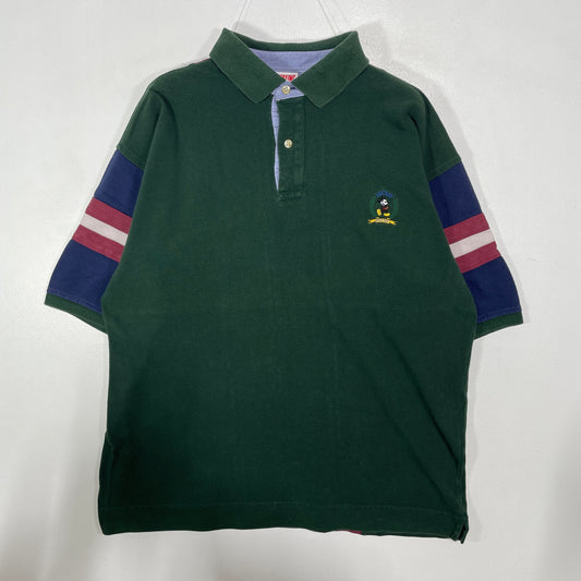 (L) 90's DISNEY MICKEY MOUSE Vintage Polo Shirt / A1543R