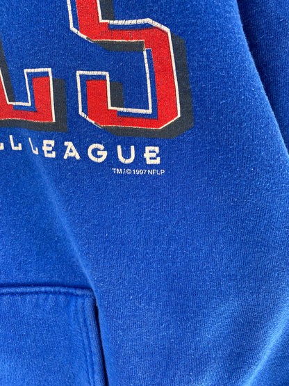 1997 PRO PLAYER x BUFFALO BILLS Size L Vintage NFL Hoodie Sweat-shirt / F6275S