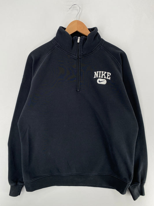 00' NIKE Size L Vintage Half Zip Sweat-Shirt / F6680S