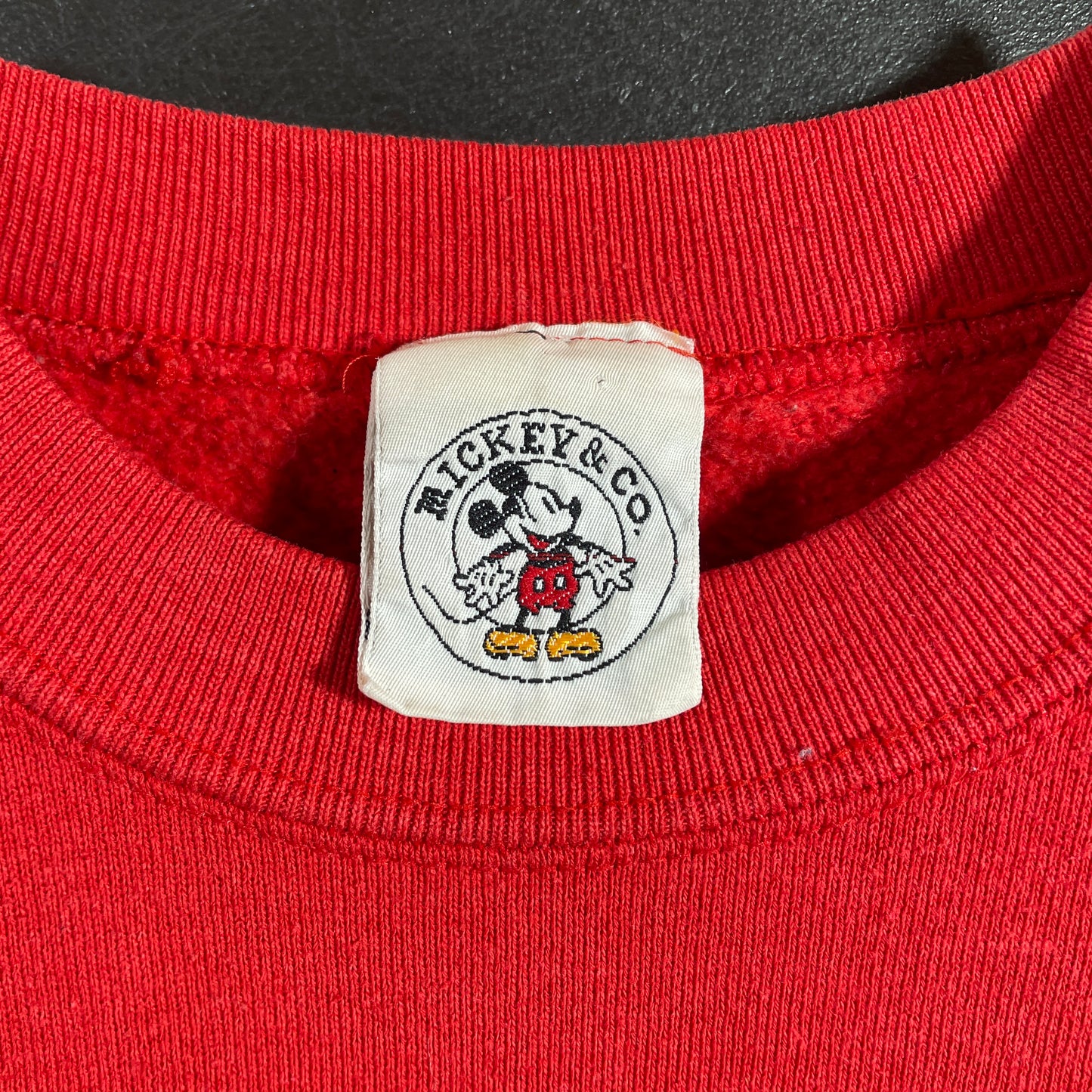 (Approx.M) 90's DISNEY MICKEY Vintage Sweatshirt / A1353S